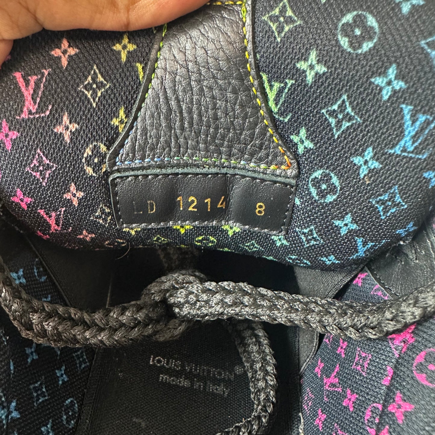 Louis Vuitton Multicolor Black Skate Sneaker Sz 9.5 (8LV)