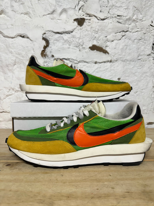 Nike Sacai LDWaffle Green Gusto Sz 14