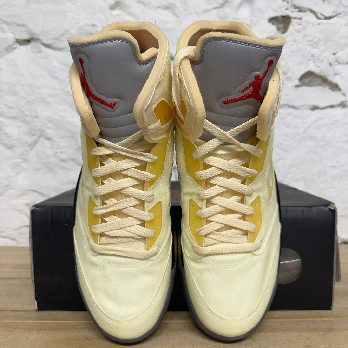 Air Jordan 5 Off-White Sail Sz 13 DS