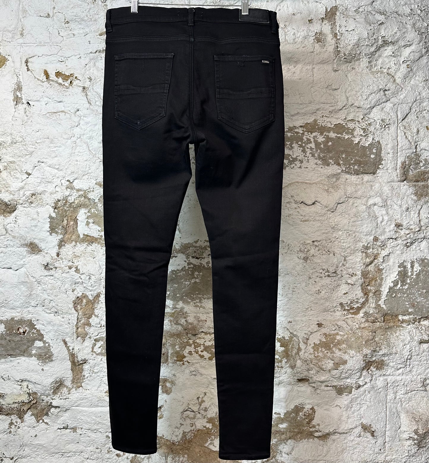 Amiri MX1 Grey Paisley Black Denim Jeans Sz 36
