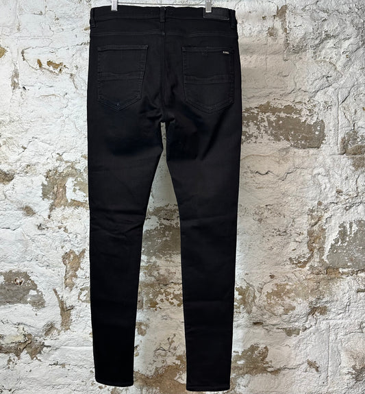 Amiri MX1 Grey Paisley Black Denim Jeans Sz 36