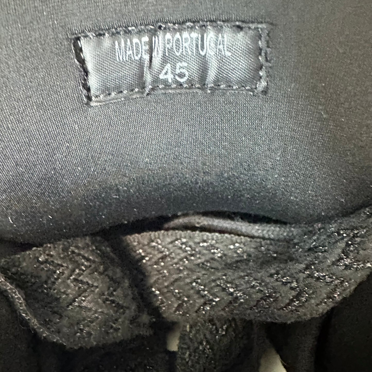 Lanvin Curb Triple Black Glitter Sneaker Sz 12 (45)