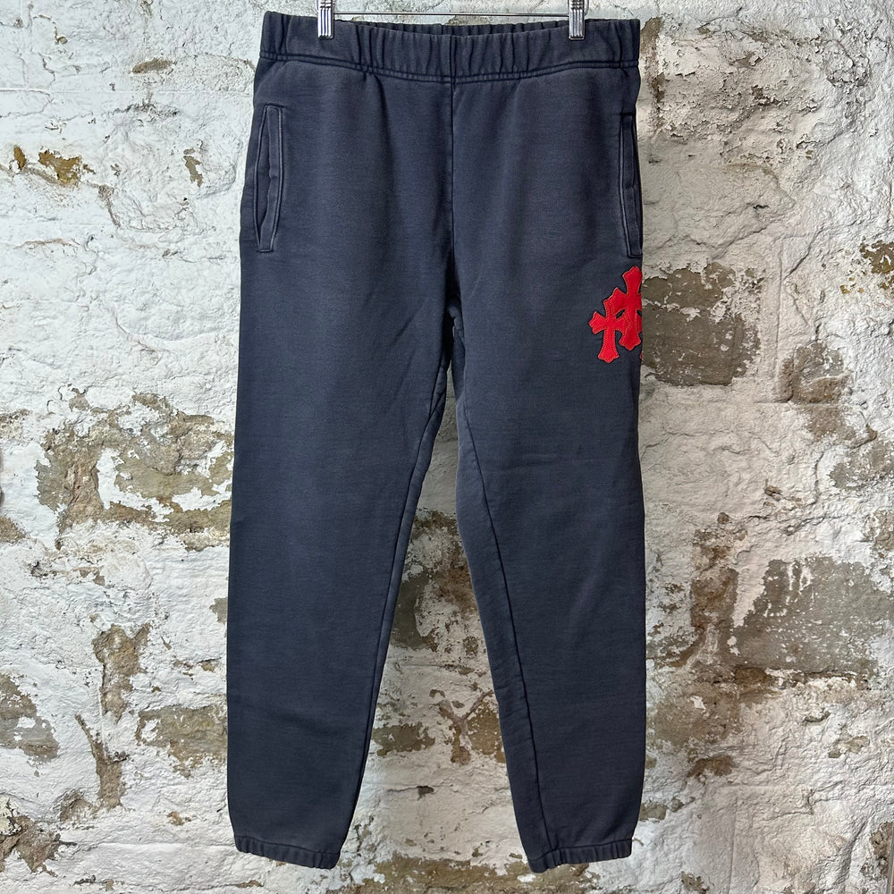 Chrome Hearts Paper Jam Navy Sweatpants Sz M