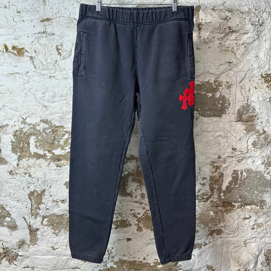 Chrome Hearts Paper Jam Navy Sweatpants Sz M