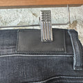 Amiri Knee Rip Faded Black Denim Jeans Sz 29