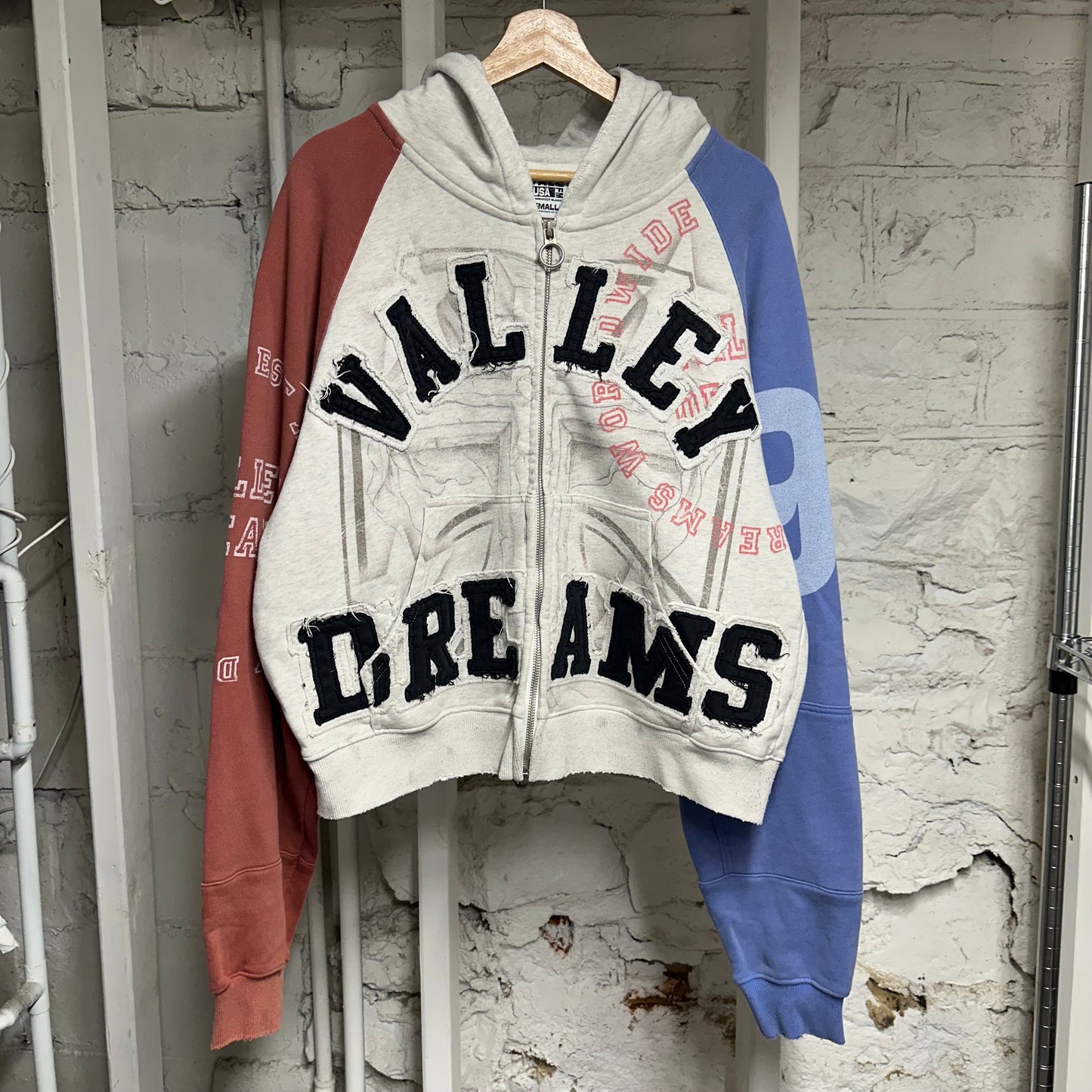 Vale Chop N Screw Zip Up Hoodie Sz S
