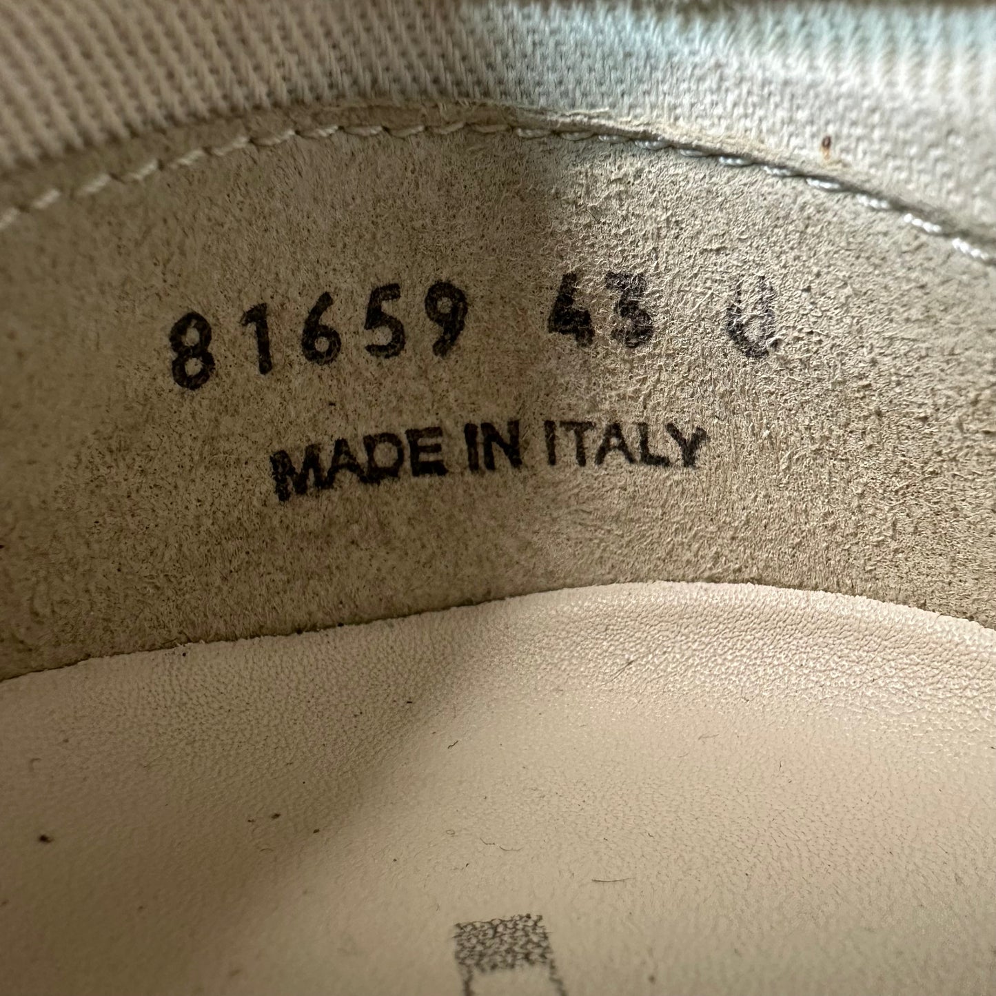 Rick Owens Vintage Cream Milk Sneaker Sz 10 (43)
