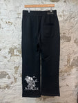 Amiri MA Leaf Spell Black Sweatpants Sz L