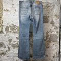 Balenciaga Lost Tape Flare Blue Denim Jeans Sz M