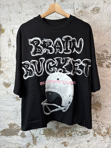 Billionaire Brain Bucket Black T-shirt