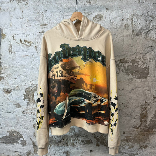 Godspeed Sunset Drift Cream Hoodie Sz XL