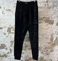 Givenchy Side Spell Black Velour Sweatpants Sz S