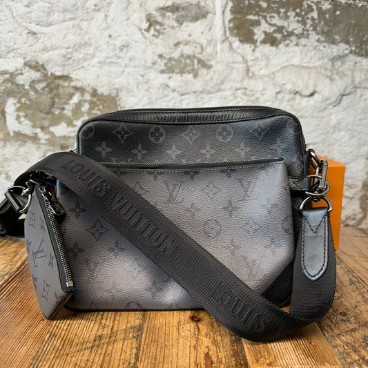 Louis Vuitton Monogram Eclipse Trio Messenger Bag W/ Box