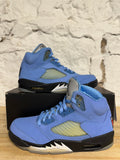 Air Jordan 5 UNC University Blue Sz 9.5