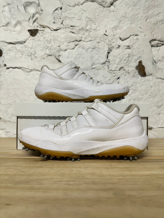 Air Jordan 11 Low Golf Metallic Gold Sz 10