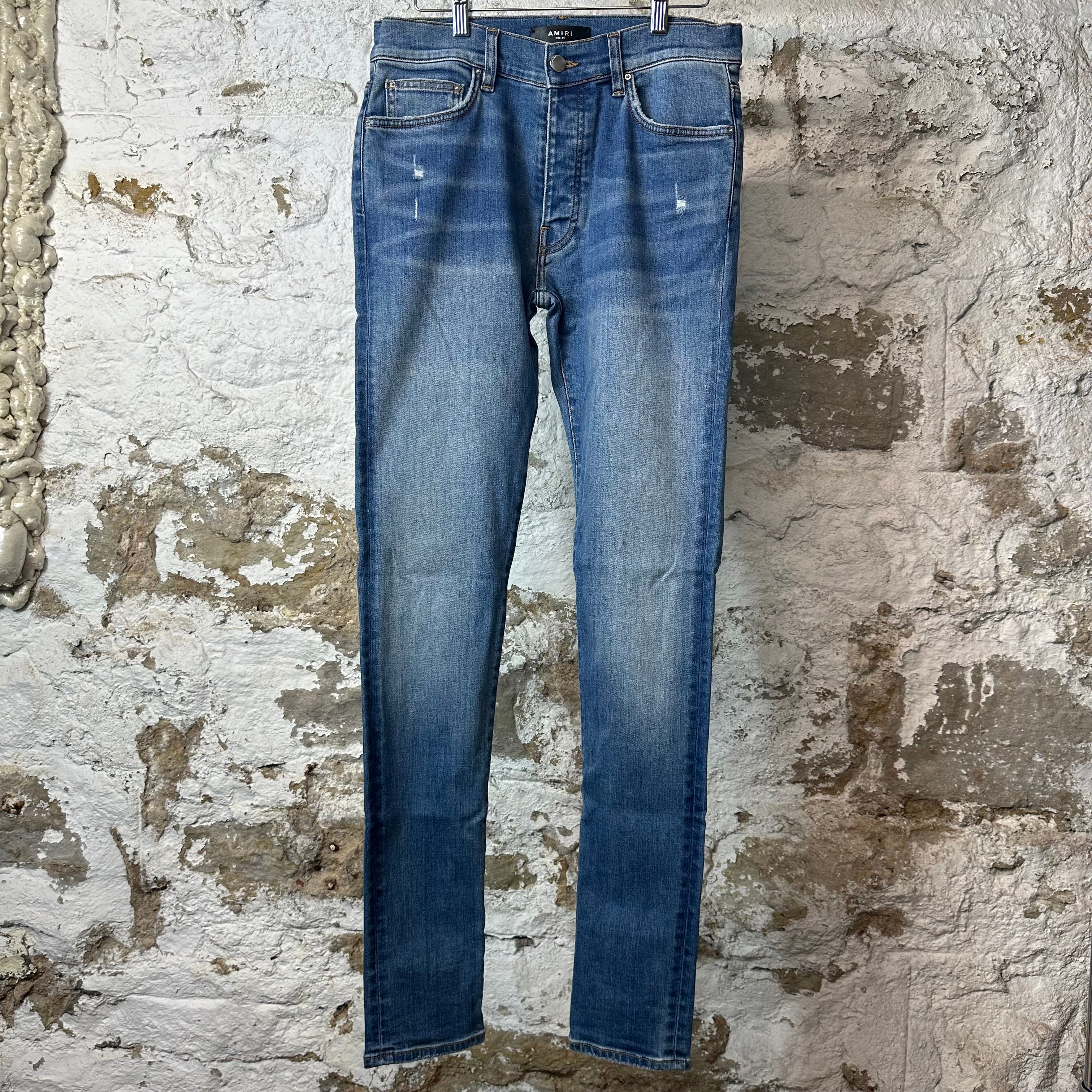 Amiri Plain Blue Denim Jeans Sz 30