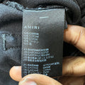 Amiri Silver Bones Black Denim Jeans Sz 32