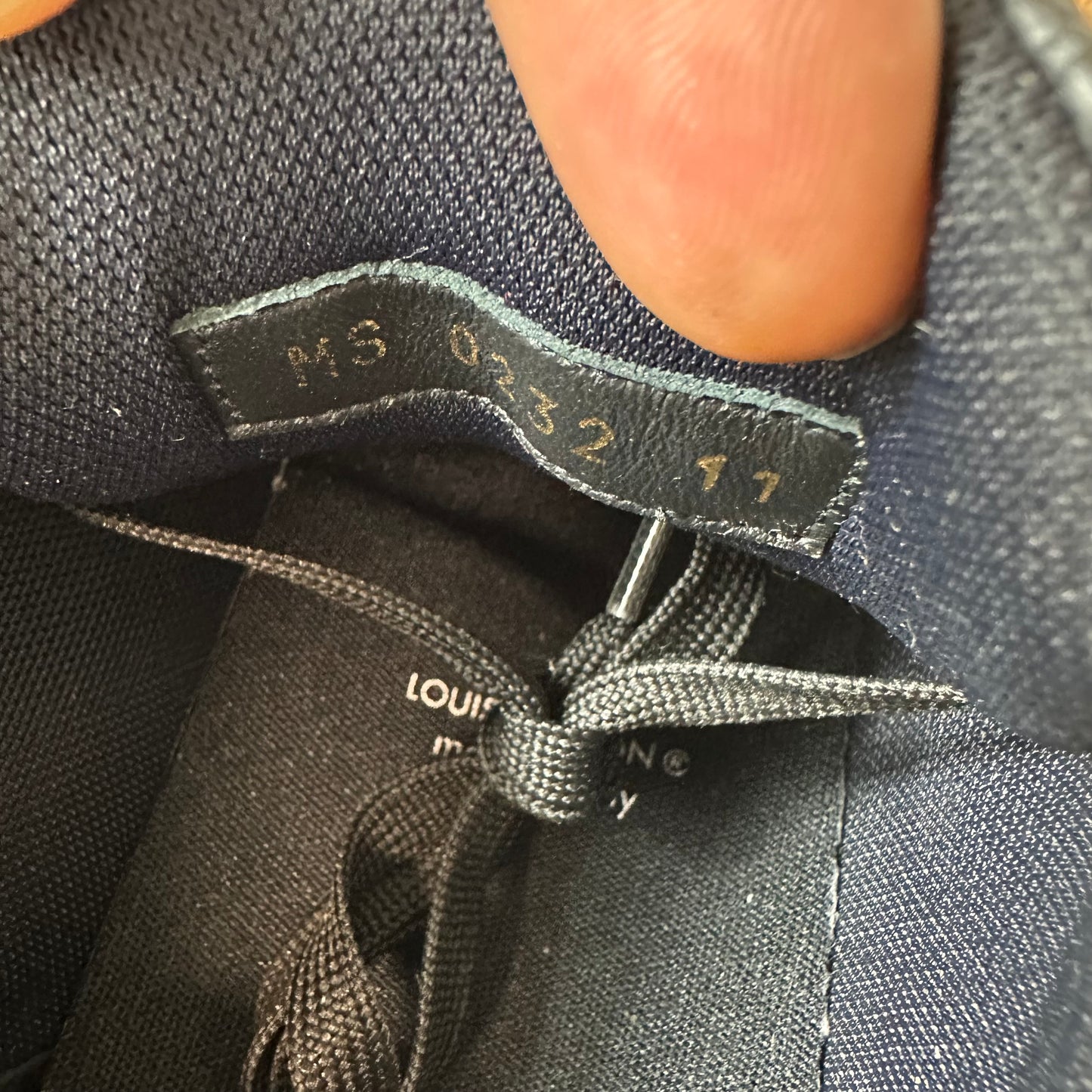 Louis Vuitton Graphite Trainer Sneaker Sz 12.5 (11LV)