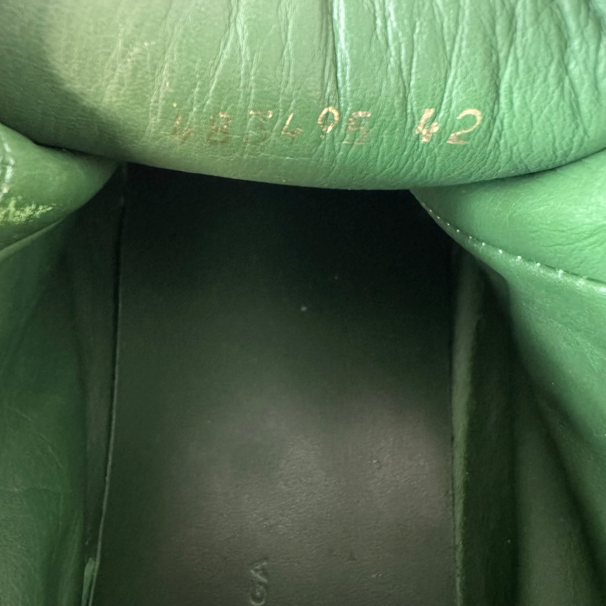 Balenciaga Arena White Green Leather Sneaker Sz 9 (42)