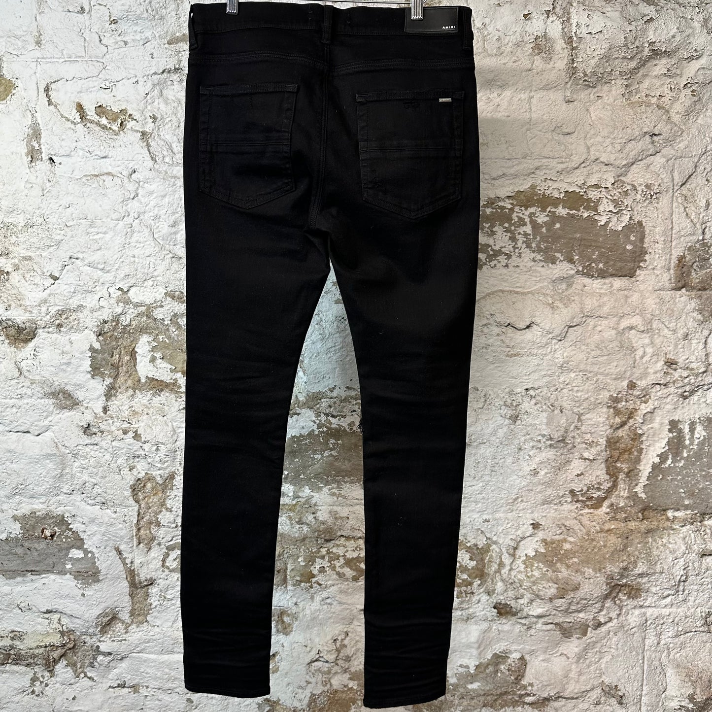 Amiri MX1 Multicolor Paisley Black Denim Jeans Sz 33