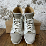 Christian Louboutin High Gray Suede White Sneaker Sz 9 (42)