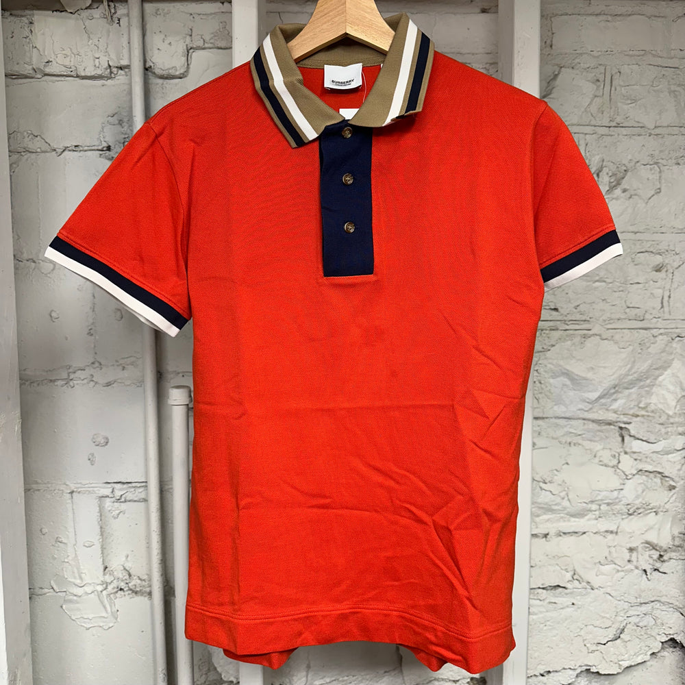 Burberry Orange Polo Shirt Sz XXS