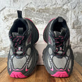 Balenciaga 10XL Black Grey Pink Sneaker Sz 8 (41)