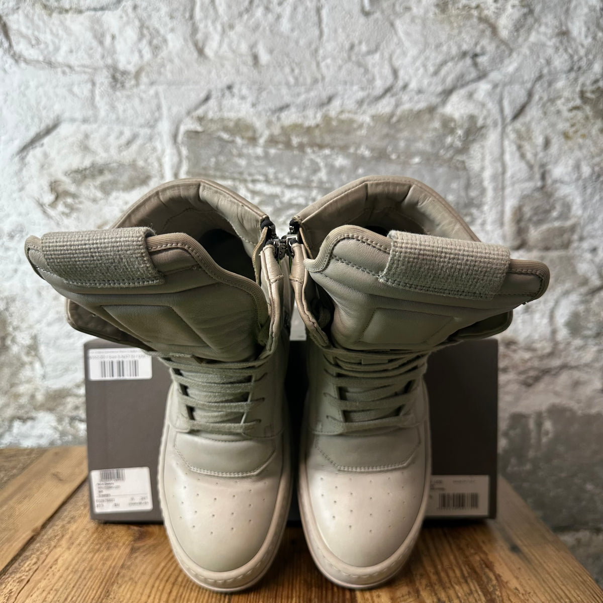 Rick Owens Geobasket Pearl Sneaker Sz 5.5 (37.5)