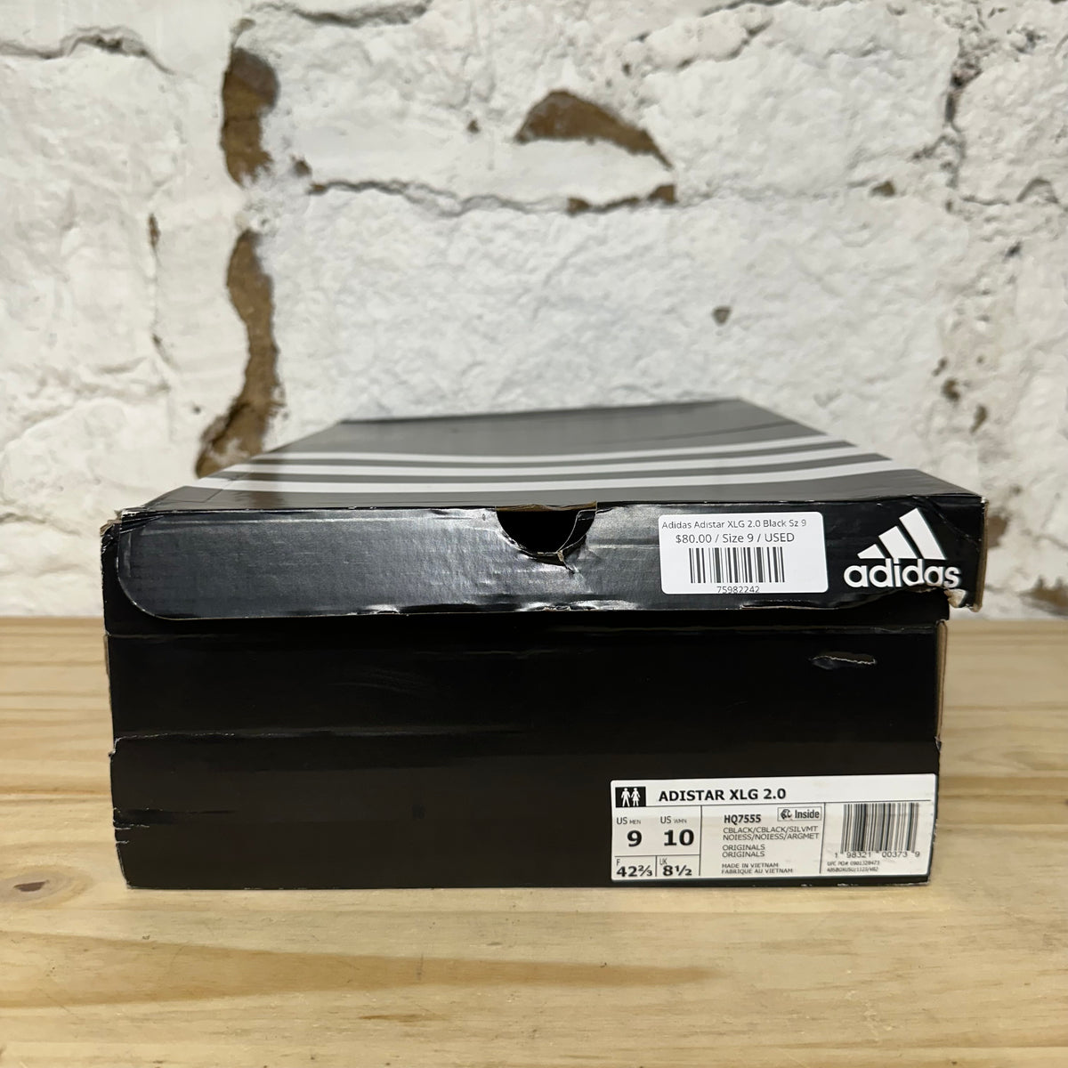 Adidas Adistar XLG 2.0 Black Sz 9