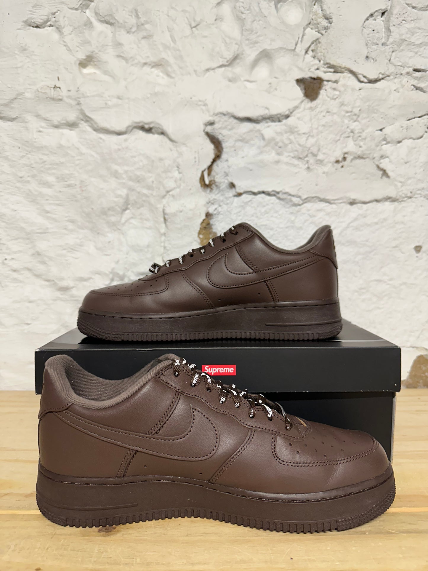 Nike AF1 Supreme Brown Sz 9