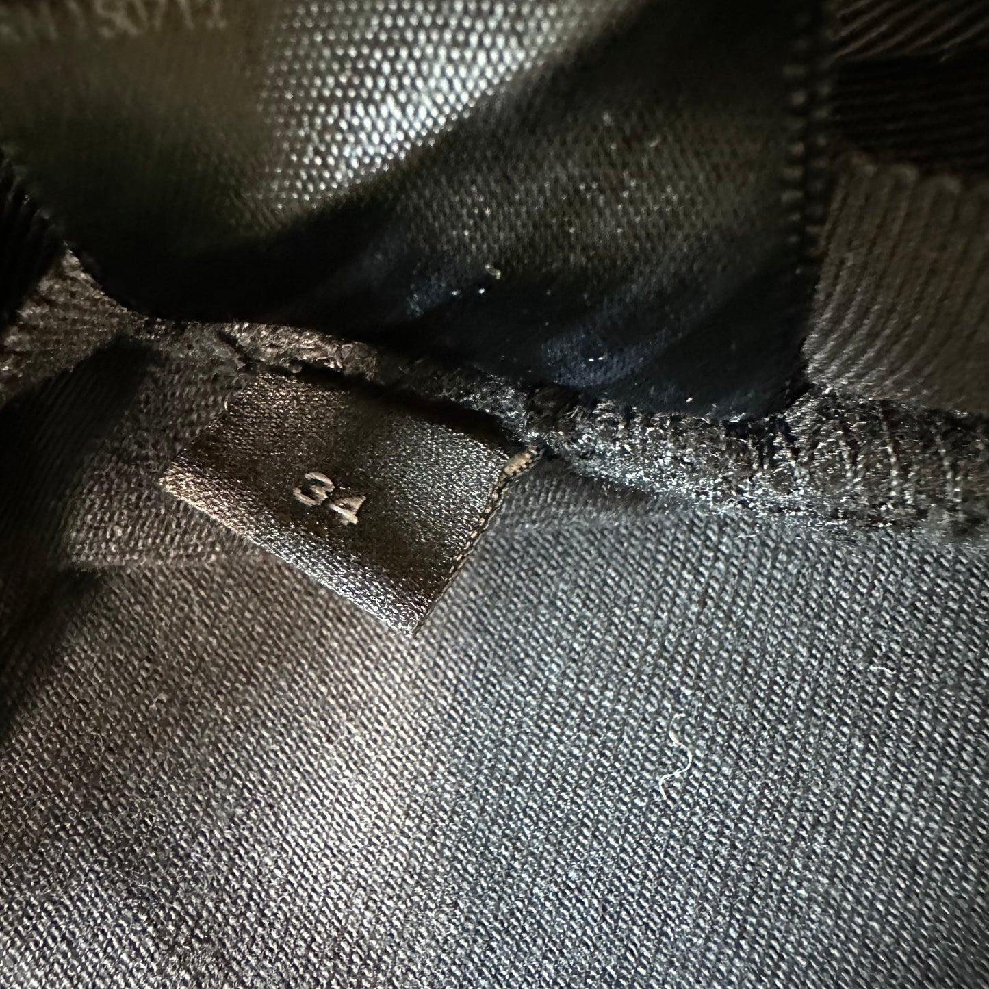 Amiri MX1 Black White Woven Black Denim Jeans Sz 34