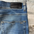 Amiri Plain Blue Denim Jeans Sz 33