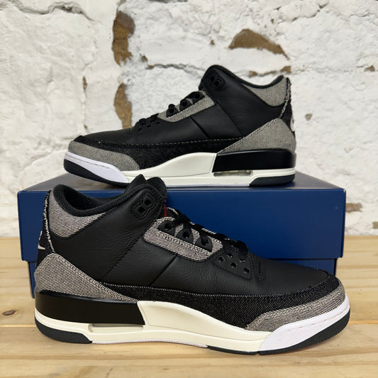 Air Jordan 3 Levi's Black Sz 9