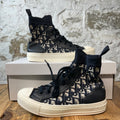 Dior High Walk n Dior Black Oblique White Sneaker Sz 5.5 (37.5)