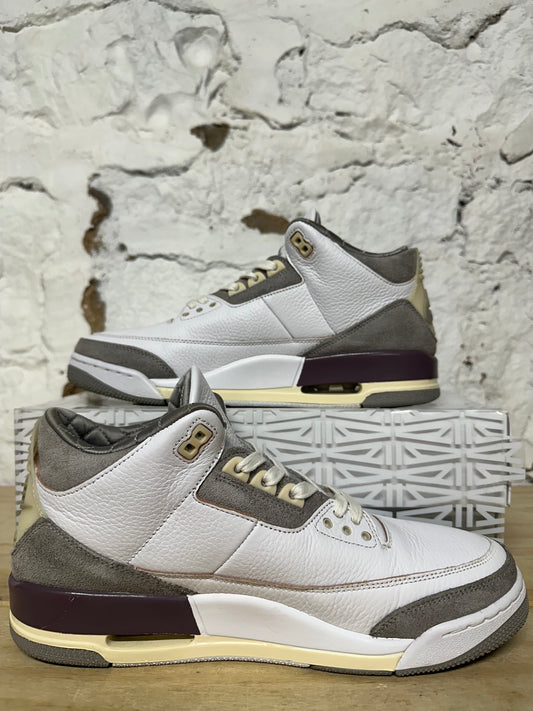 Air Jordan 3 A Ma Maniere White Sz 11 (12.5W)