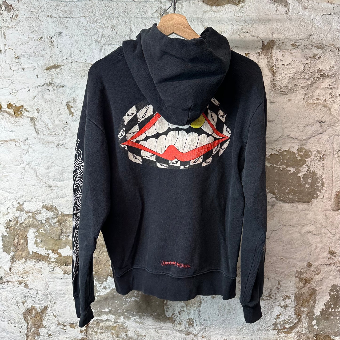 Chrome Hearts Matty Boy Chomper Black Hoodie Sz M