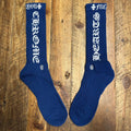 Chrome Hearts White Spell Blue Socks DS