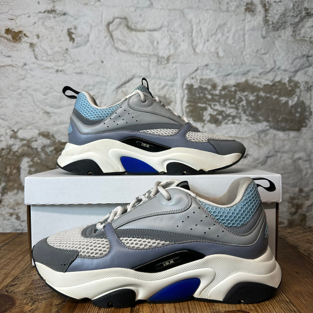Dior B22 Grey White Blue Sneaker Sz 9 (42)