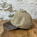 Louis Vuitton Leather Brim Monogram Hat Sz M