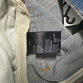 Amiri Green Camo Bones Blue Denim Jeans Sz 33