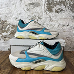 Dior B22 Teal Blue White Sneaker Sz 11 (44) No Box