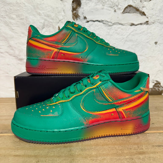 Nike Air Force 1 Low Stadium Green Crimson Sz 11.5 DS