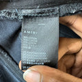 Amiri MX1 Brown Plaid Flannel Black Denim Jeans Sz 34