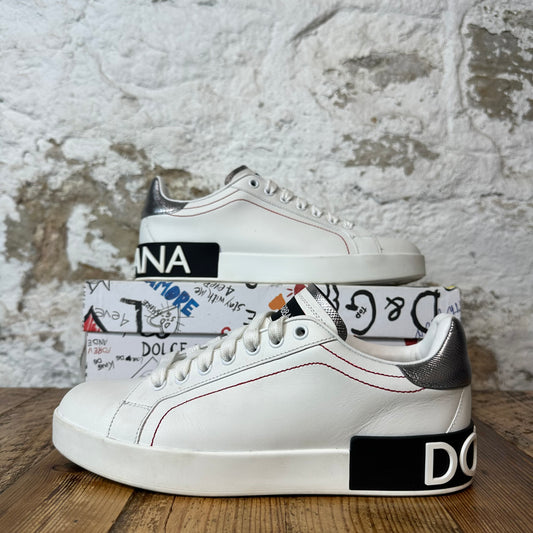Dolce Gabbana Black White Portofino Sneaker Sz 6.5 (39.5)