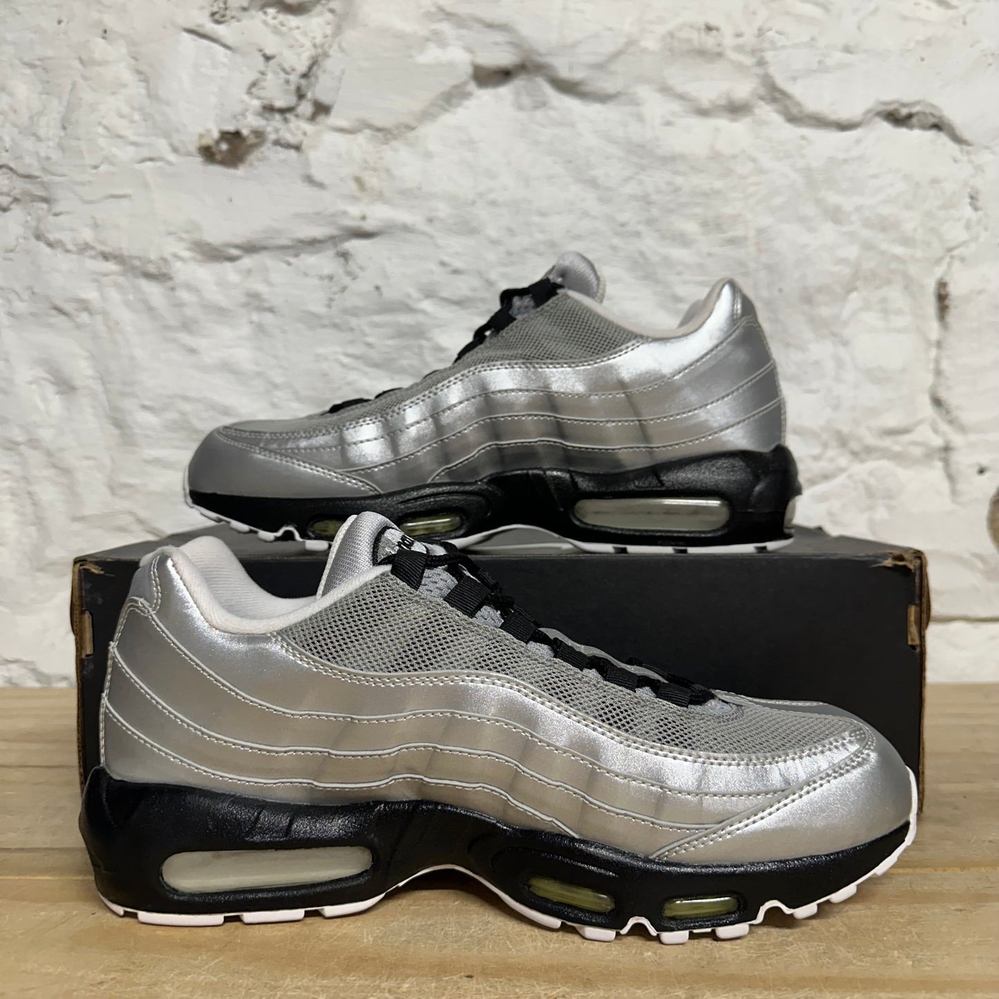 Nike Air Max 95 ID HTM Silver Sz 9 DS