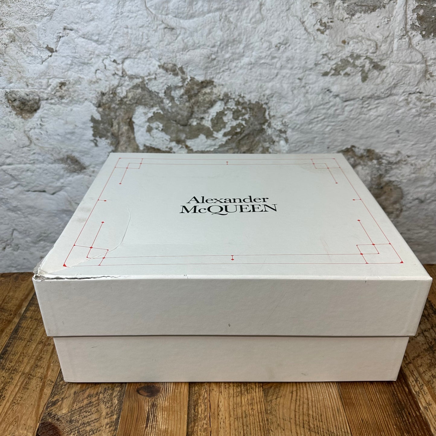 Alexander Mcqueen Silver Spell White Tread Boot High Sz 5.5 (37.5)