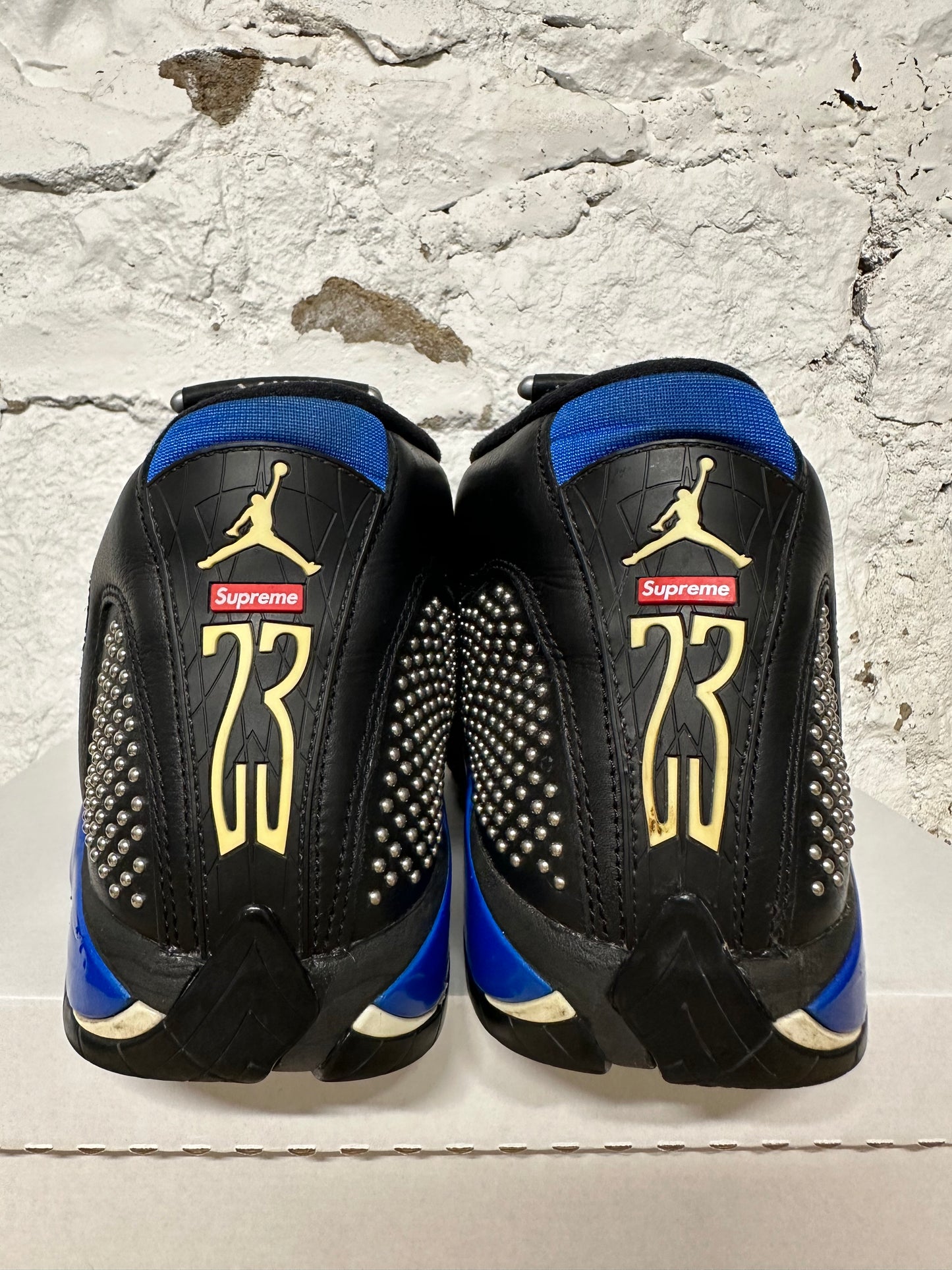 Air Jordan 14 Supreme Black Sz 9