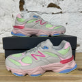 New Balance 9060 Grey Dragon Berry Sz 7 DS