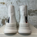 Alexander McQueen High Grafitti Spell White Tread Boot Sz 11 (44)