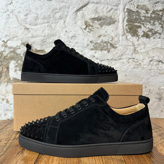 Christian Louboutin Black Suede Spike Sneaker Sz 12 (45)